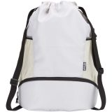 Vue 9 de Sac de sport Varyon à cordon en matériaux recyclés certifiés GRS avec compartiment inférieur de 18 L