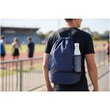 Vue 7 de Sac de sport Varyon à cordon en matériaux recyclés certifiés GRS avec compartiment inférieur de 18 L