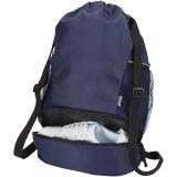 Vue 4 de Sac de sport Varyon à cordon en matériaux recyclés certifiés GRS avec compartiment inférieur de 18 L