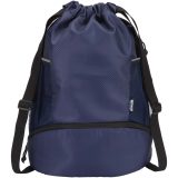 Vue 2 de Sac de sport Varyon à cordon en matériaux recyclés certifiés GRS avec compartiment inférieur de 18 L