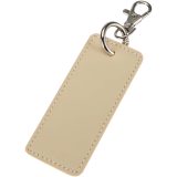 Vue 6 de Porte-clés rectangulaire à breloques en matériaux recyclés certifié GRS Resi Plus