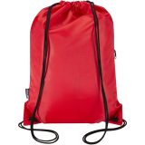 Vue 11 de Sac à cordon Oriole en RPET avec poche avant zippée, 5 L