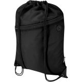 Vue 1 de Sac à cordon Oriole en RPET avec poche avant zippée, 5 L