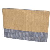 Vue 1 de Pochette en papier paille Rhythm avec fermeture à glissière, 3 L