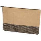 Vue 1 de Pochette en papier paille Rhythm avec fermeture à glissière, 3 L