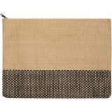 Vue 2 de Pochette en papier paille Rhythm avec fermeture à glissière, 3 L