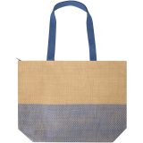 Vue 2 de Grand sac fourre-tout en papier paille Rhythm avec fermeture à glissière, 21 L