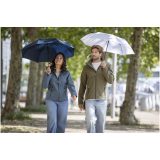 Vue 6 de Parapluie pliable Agnes 21 pouces à ouverture automatique en RPET