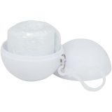 Vue 1 de Poncho anti-brouillard dans un étui rond en plastique avec mousqueton