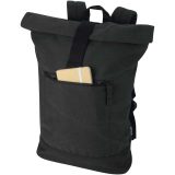Vue 4 de Sac à dos à fermeture enroulable Recanvas recyclé et certifié GRS de 14" et 16 L