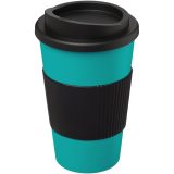 Vue 1 de Gobelet isolant Americano® 350ml avec bandeau antidérapant