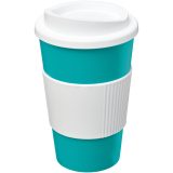 Vue 1 de Gobelet isolant Americano® 350ml avec bandeau antidérapant
