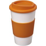 Vue 1 de Gobelet isolant Americano® 350ml avec bandeau antidérapant