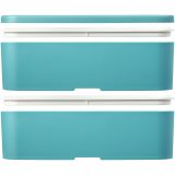 Vue 5 de Boite repas 700+700 ml MIYO Renew à deux blocs