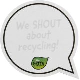 Vue 5 de Post-its recyclés Sticky-Mate® en forme de bulles