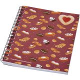Vue 4 de Carnet de notes à spirales Desk-Mate ® A6 coloré