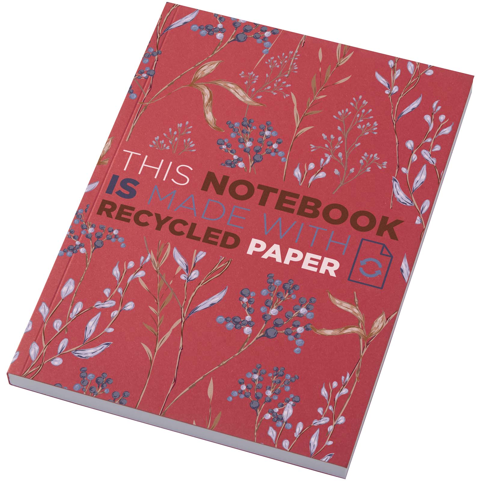 Cahier Novella Austen Colours A5 recyclé à couverture souple de 100 feuilles