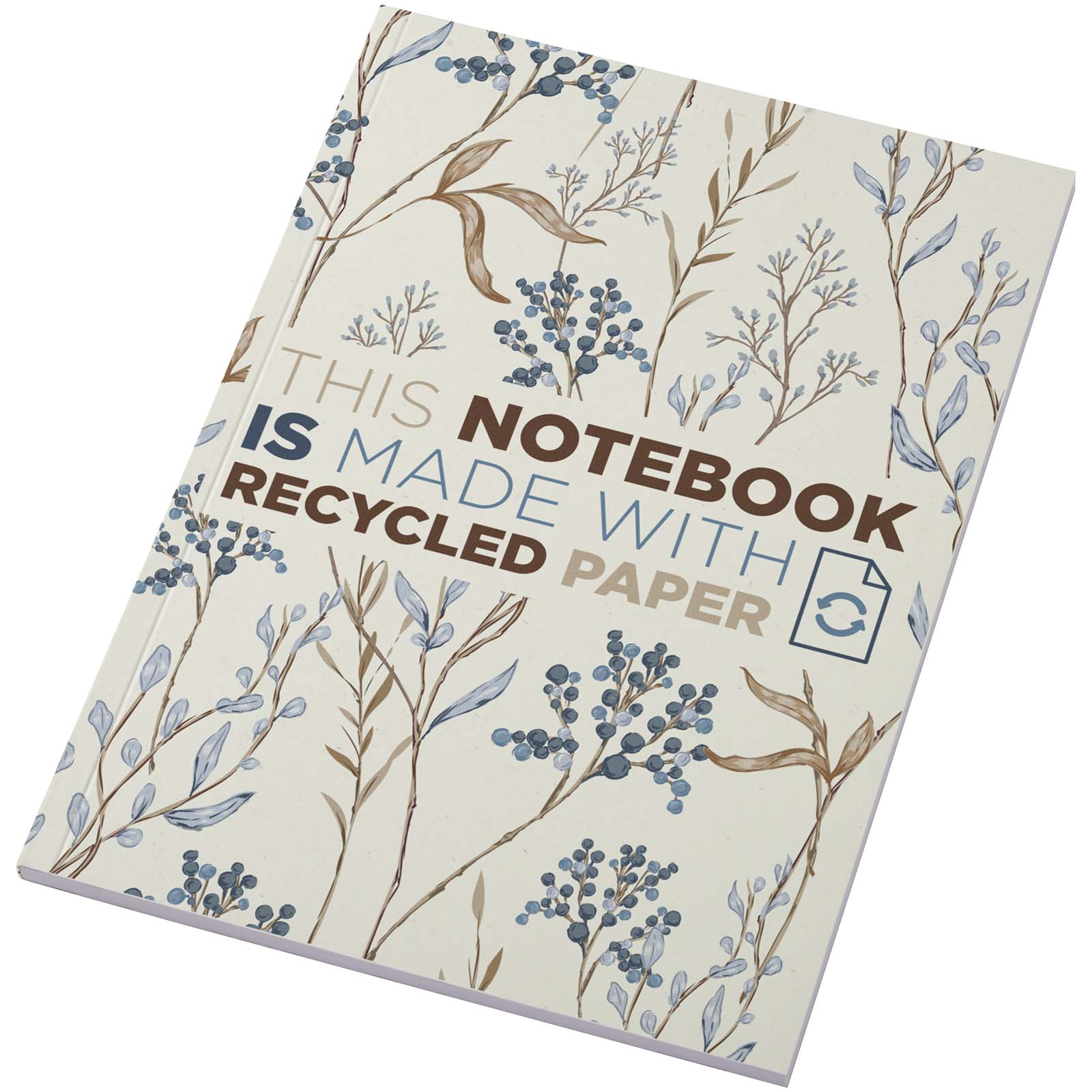 Cahier Novella Austen Colours recyclé A5 à couverture souple de 50 feuilles