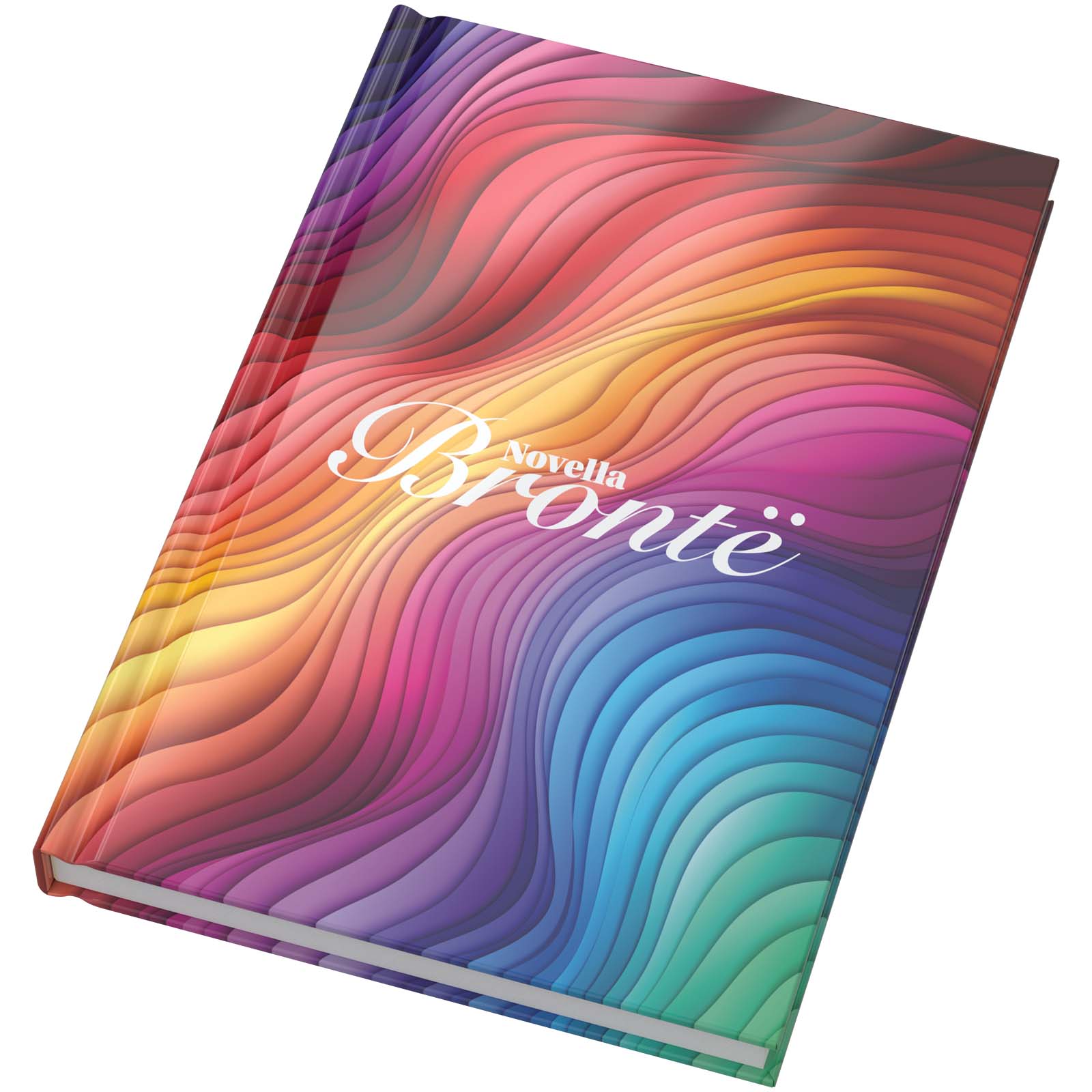 Carnet A5 à couverture rigide et brillante Novella Brontë avec 100 feuilles