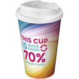Vue 1 de Gobelet avec isolation Brite-Americano® Eco de 350 ml et anti-déversement