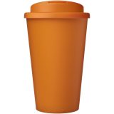 Vue 2 de Gobelet Americano® Eco recyclé de 350ml avec couvercle anti-déversement