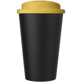 Vue 2 de Gobelet Americano® Eco recyclé de 350ml avec couvercle anti-déversement