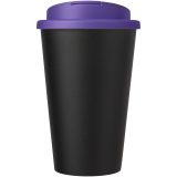 Vue 2 de Gobelet Americano® Eco recyclé de 350ml avec couvercle anti-déversement