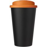 Vue 2 de Gobelet Americano® Eco recyclé de 350ml avec couvercle anti-déversement