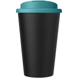 Vue 2 de Gobelet Americano® Eco recyclé de 350ml avec couvercle anti-déversement