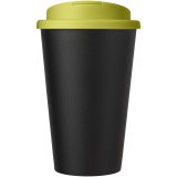 Vue 2 de Gobelet Americano® Eco recyclé de 350ml avec couvercle anti-déversement