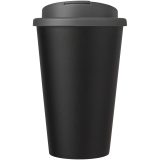 Vue 2 de Gobelet Americano® Eco recyclé de 350ml avec couvercle anti-déversement