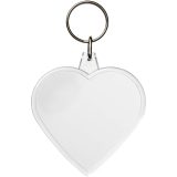 Vue 2 de Porte-clés en forme de coeur Combo