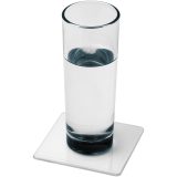 Vue 3 de Sous-verre carré Renzo en plastique