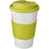 Vue 1 de Gobelet isolant Americano® 350ml avec bandeau antidérapant et couvercle anti-fuite
