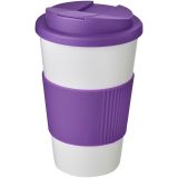Vue 1 de Gobelet isolant Americano® 350ml avec bandeau antidérapant et couvercle anti-fuite