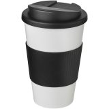 Vue 1 de Gobelet isolant Americano® 350ml avec bandeau antidérapant et couvercle anti-fuite