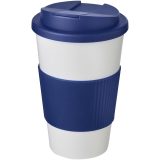 Vue 5 de Gobelet isolant Americano® 350ml avec bandeau antidérapant et couvercle anti-fuite