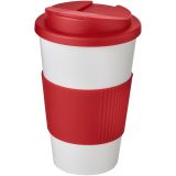 Vue 9 de Gobelet isolant Americano® 350ml avec bandeau antidérapant et couvercle anti-fuite