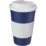 Vue 1 de Gobelet isolant Americano® 350ml avec bandeau antidérapant et couvercle anti-fuite