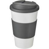 Vue 1 de Gobelet isolant Americano® 350ml avec bandeau antidérapant et couvercle anti-fuite