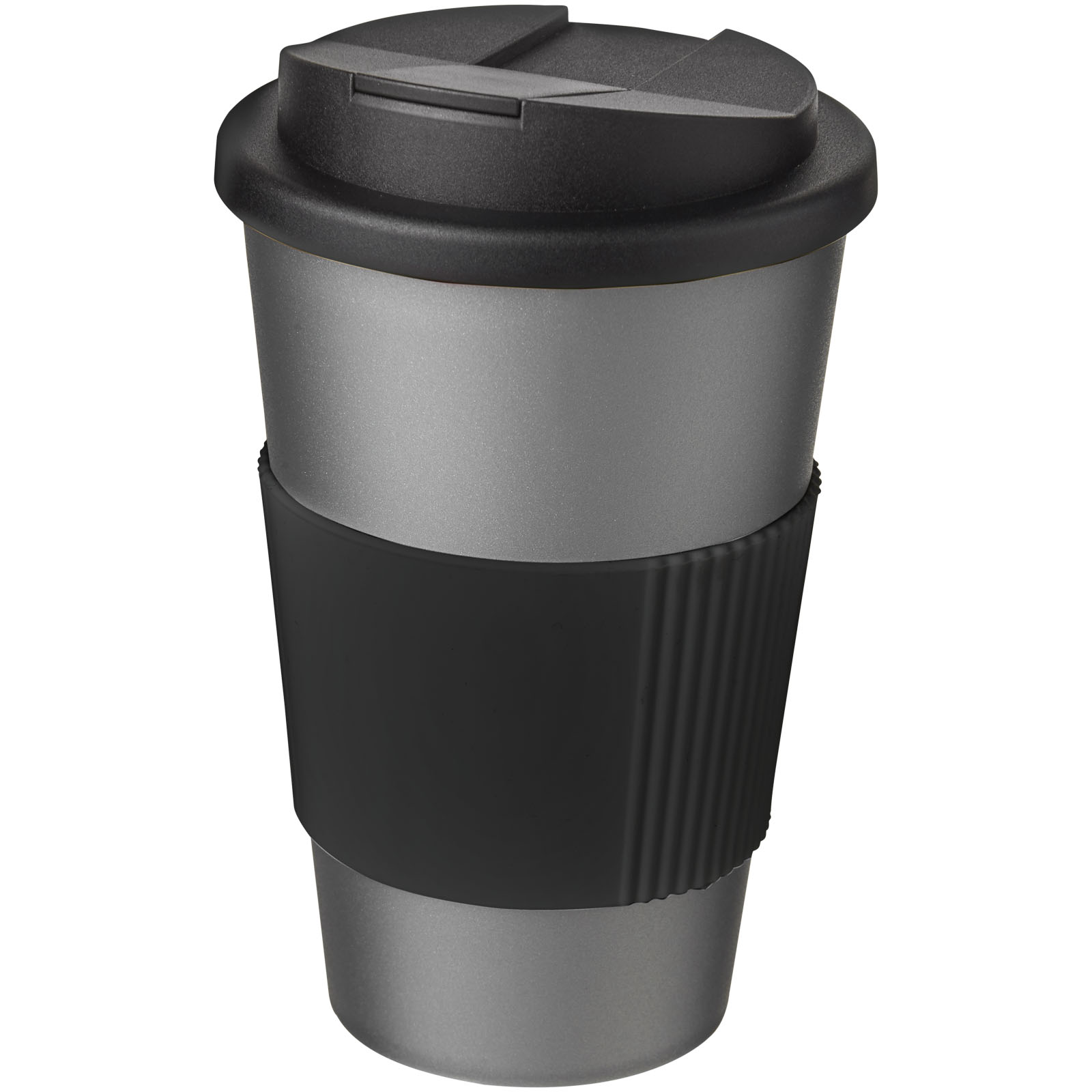 Gobelet isolant Americano® 350ml avec bandeau antidérapant et couvercle anti-fuite