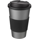 Vue 1 de Gobelet isolant Americano® 350ml avec bandeau antidérapant et couvercle anti-fuite