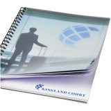 Vue 11 de Cahier Desk-Mate® A5 à spirales avec couverture polypropylène