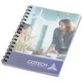 Vue 5 de Cahier Desk-Mate® A6 à spirales avec couverture polypropylène
