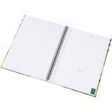 Vue 4 de Carnet Wire-o A4 avec couverture rigide