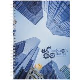 Vue 2 de Carnet Wire-o A5 avec couverture rigide