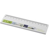 Vue 3 de Notes autocollantes recyclées Sticky-Mate® avec règle imprimée 15 cms