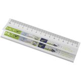 Vue 6 de Notes autocollantes recyclées Sticky-Mate® avec règle imprimée 15 cms