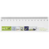 Vue 5 de Notes autocollantes recyclées Sticky-Mate® avec règle imprimée 15 cms