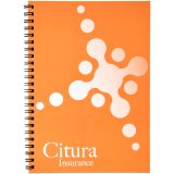 Vue 7 de Cahier Desk-Mate® à spirales A4 avec couverture PP